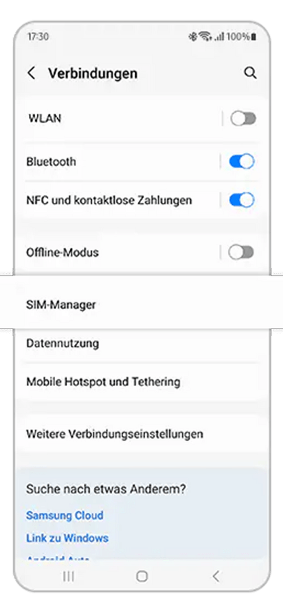 eSIM einrichten Android