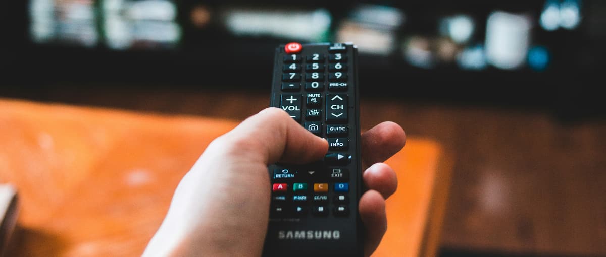 Remote control for TV