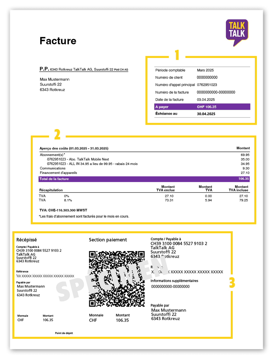 Rechnung TalkTalk