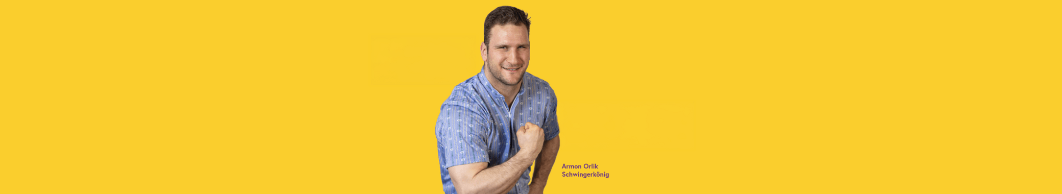 Armon Orlik mit starker Pose